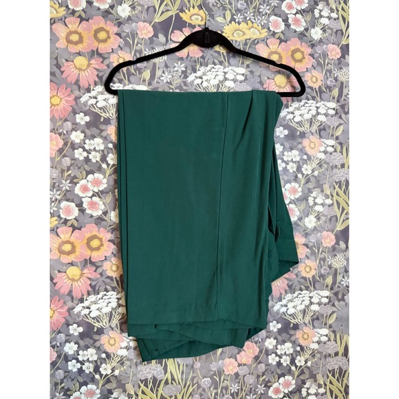 A New Day Women's Wide Leg Pleated Pants Emerald Green Size 17 - Picture 6 of 11